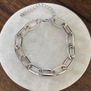 Elegant Fashion Silver Chain Bracelet